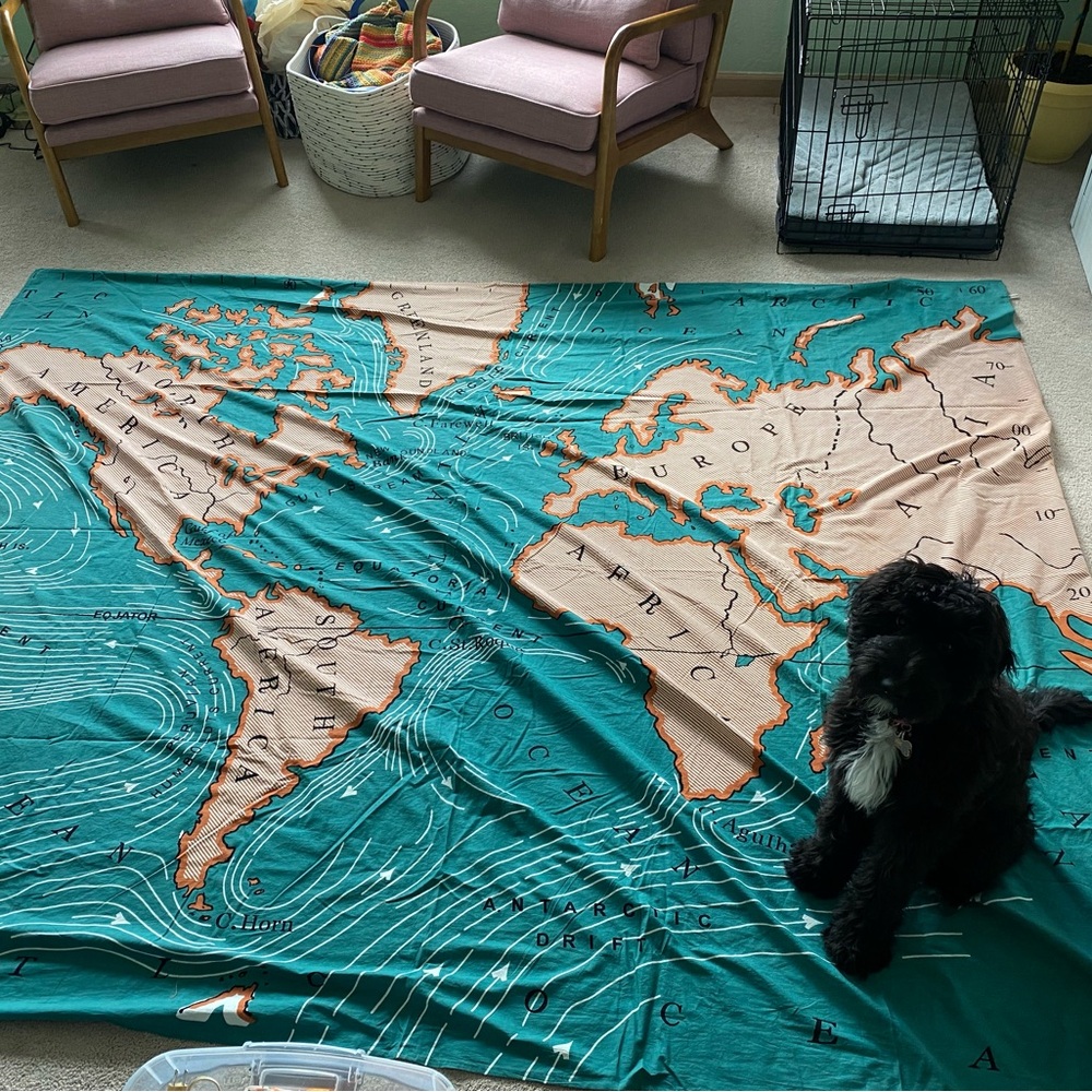 Urban outfitters ocean currents tapestry